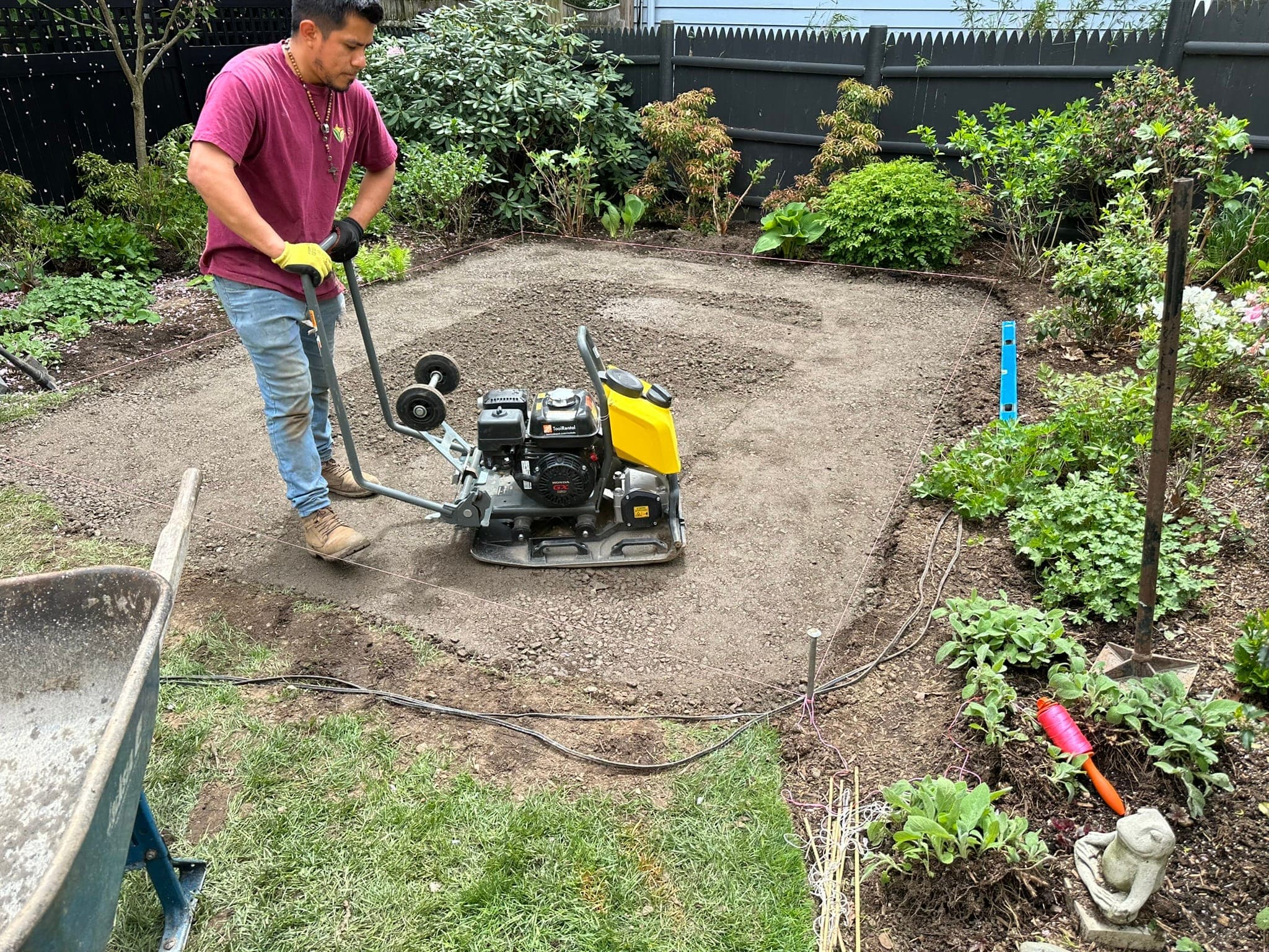 Patio Base Prep