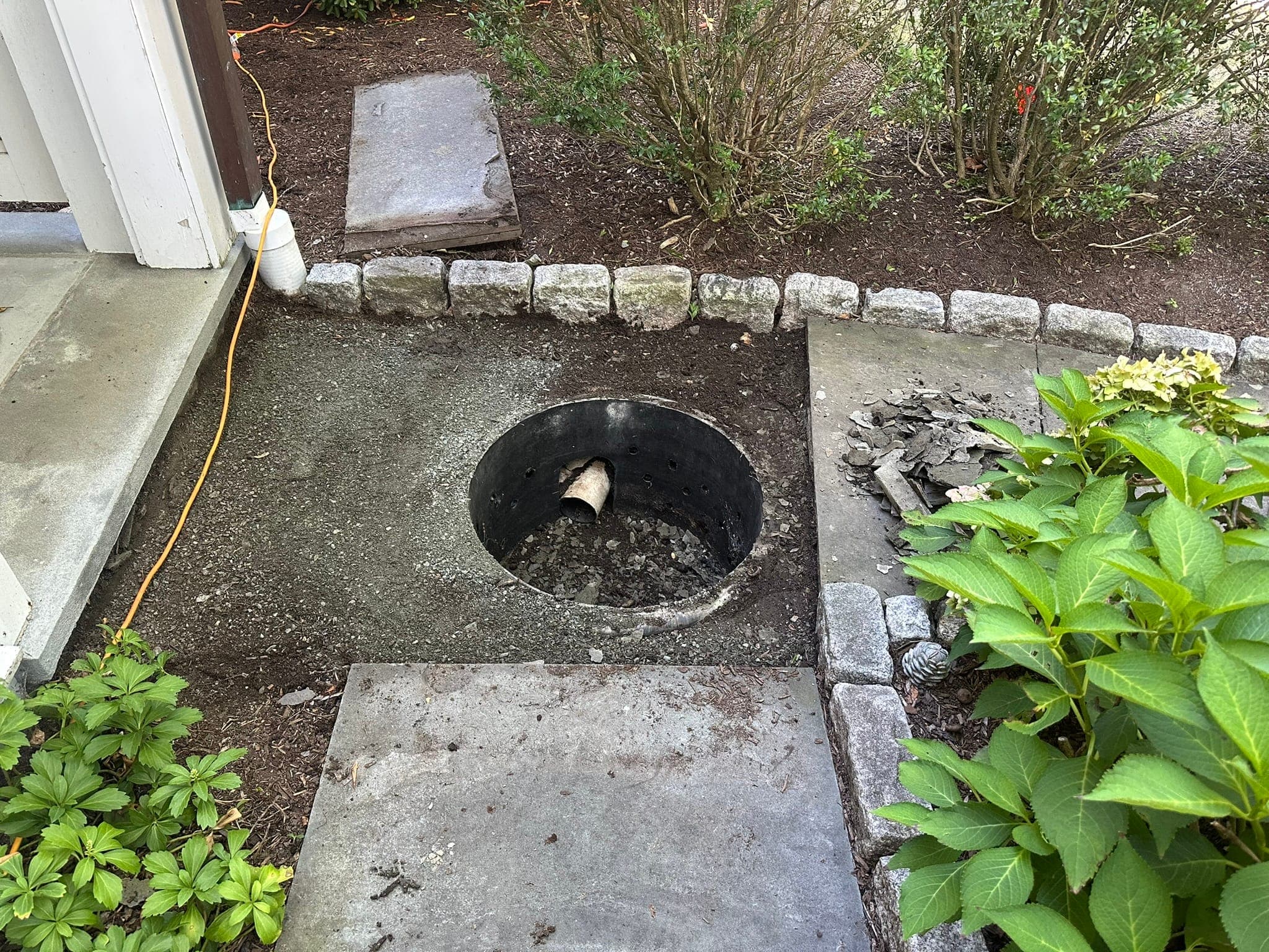 Drainage & Cobblestone Edging