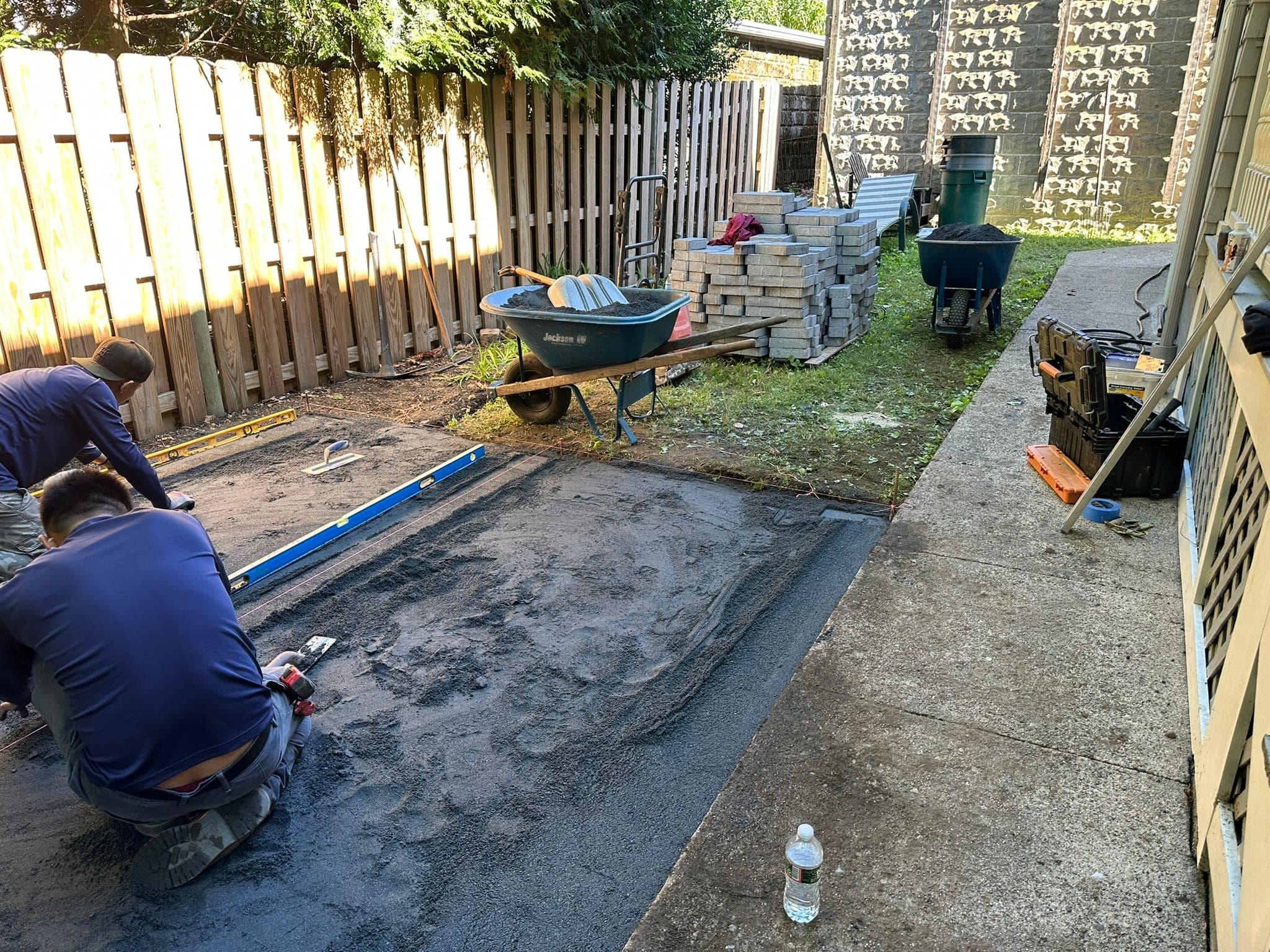 Laying Pavers