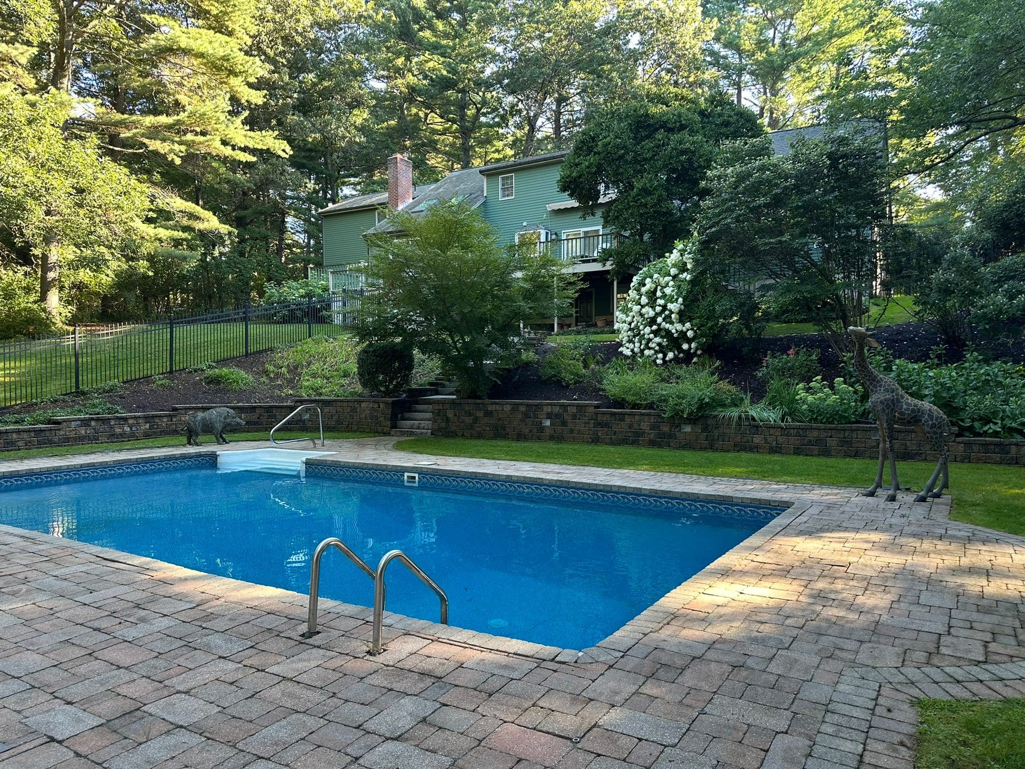 Pool Deck & Retaining Wall